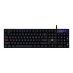 Hp K300 Backlit Membrane Wired Gaming Keyboard With Mixed Color Lighting, 4 Led Indicators, Matte Finish Double Injection Key Caps And Windows Lock Key / 3 Years Warranty(4Qm95Aa)