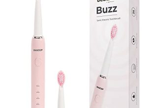 Beatxp Buzz Electric Toothbrush For Adults With 2 Brush Heads & 3 Cleaning Modes|Rechargeable Electric Toothbrush With 2 Minute Timer & Quadpacer|19000 Strokes/Min With Long Battery Life (Pink)