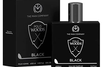 The Man Company Polo Black Perfume For Men – 100 Ml | Premium Long Lasting Fragrance Spray | Eau De Parfum | Citrusy, Earthy & Spicy | Date Night Body Spray