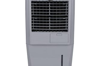 Symphony Hiflo 27 Personal Air Cooler For Home With Powerful Blower, Honeycomb Pads, I-Pure Technology And Low Power Consumption (27L, Gray)