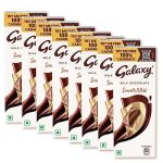 Galaxy Silky Smooth Milk Chocolate Bar | Loaded With The Goodness Of Milk And Cocoa | Imported Smooth Chocolate | Perfect For Sharing With Family & Friends | 56 G | Pack Of 8