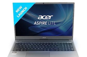 Acer Aspire Lite 11Th Gen Intel Core I3-1115G4 Premium Thin & Light Laptop (8Gb Ram/256Gb Ssd/Intel Uhd Graphics/Win 11 Home) Al15-51, 39.62Cm (15.6″) Full Hd Display, Metal Body, Steel Gray, 1.59 Kg