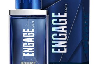 Engage Homme Eau De Parfum For Men, Citrus And Woody, Skin Friendly And Long Lasting, 90Ml
