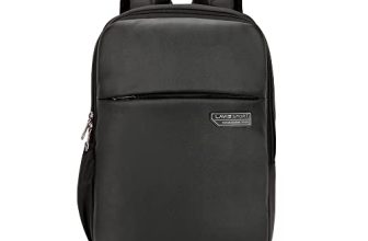 Lavie Sport Chairman Backpack With Laptop Sleeve | Premium Leatherette Business Backpack For Men & Women | Durable Office Bag For Notebook/Macbook