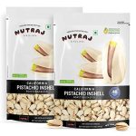 Nutraj California Roasted & Salted Inshell Pistachios 500G (250G X 2) | Salted Pista | Crunchy & Healthy | Healthy Snacks | Dry Fruits & Nuts | Rich In Vitamin & Minerals | Withshell Pistachio