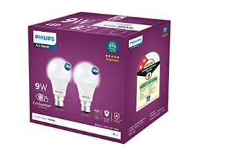 Philips 9-Watts Multipack B22 Led Cool Day White Led Bulb, Pack Of 2, (Ace Saver)