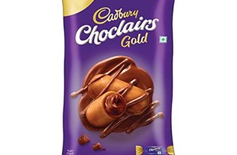 Cadbury Choclairs Gold Candy, 520 G (100 Candies)