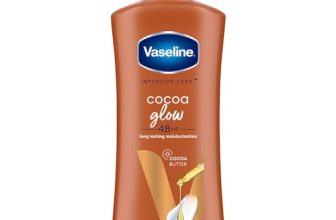 Vaseline Intensive Care, Cocoa Glow Serum-In-Lotion, 400Ml, With 100% Pure Cocoa & Shea Butter, 48Hr Long-Lasting Moisturization, Body Lotion For Dry, Rough Skin