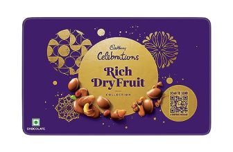 Cadbury Celebrations Rich Dry Fruit Collection Chocolate Gift Box, 177 Grams