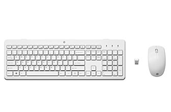 Hp 230 Wireless White Keyboard And Mouse Combo 1600 Dpi (3L1F0Aa)