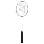 Yonex Gr 303I Aluminium Strung Badminton Racket With Full Racket Cover (Silver) | For Beginners | 83 Grams | High Durability