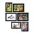 Amazon Brand – Solimo Collage Photo Frames (Set of 6, Wall Hanging),Black