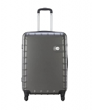 Aristocrat Lisbon ABS Hardside Trolley Bag with Anti-Scratch Surface (Medium 68 Cms Graphite)