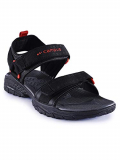 Campus SD-PF016 BLK/RED Men’s  Sandals & Floaters 7 UK