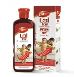 Dabur Lal Tail : Ayurvedic Baby Massage Oil – 500ml|Clinically Tested 2x Faster Physical Growth for Stronger Bones and Muscles