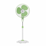 Havells Gatik Neo 400Mm Pedestal Fan (White Green)