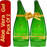 Newish Pure Aloe Vera Gel Combo for Face, Skin & Hair, 130 ml (Pack of 2)