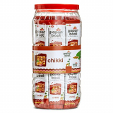 Paper Boat Chikki Jar, Peanut Bar, No Added Preservatives and Colours (50 Pieces, 16g Each)