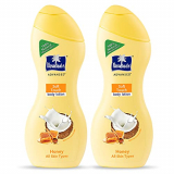 Parachute Advansed Soft Touch Body Lotion with Honey, 100% Natural, Dry Skin Moisturizer, Silky Smooth Skin, 250 ml (Pack of 2)