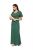 Fabme Women’S Cotton Floral Floor Length Nighty (Nw0243Dgn_Dark Green_Free Size)
