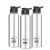 Pigeon Inox Hydra 700 Ml Sipper (Pack Of 3, Black, Steel/Chrome, Steel)
