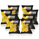 Tagz Popped Potato Chips | Not Fried, Not Baked , No Cholesterol | Healthy Snack From Tagz  (Salt Trippin – Pack Of 8)