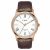 Timex Men’S Analog White Dial Coloured Quartz Watch, Round Dial Rose Gold Stainless Steel Case – Twntg0900