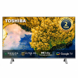 Toshiba 139 Cm (55 Inches) Bezelless Series 4K Ultra Hd Smart Led Google Tv 55C350Lp (Black)