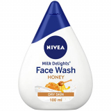 Nivea Women Face Wash For Dry Skin, Milk Delights Honey, 100Ml