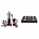 Butterfly Jet Elite 750W Mixer Grinder With Burner Gas Stove
