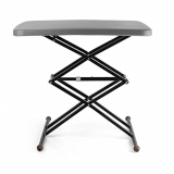 Cello Riser Duroplast Multi Utility Rectangular Table, Scissor Fold And Height Adjustable, Grey