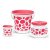 Milton Duplex Spa 3 Piece Set, Red | 20 Litres Bucket With Mug & Stool | Bathroom Accessory Set