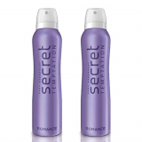 Secret Temptation Romance Deodorant Spray For Women, 150 Ml (Pack Of 2)