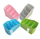 Kuber Industries 4 Piece Plastic Storage Organiser (Varcoba08), Multicolour