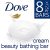 Dove Cream Beauty Bathing Bar 125 G (Combo Pack Of 8) With Moisturising Cream For Softer, Glowing Skin & Body – Nourishes Dry Skin More Than Bar Soap