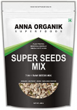 Anna Organik Super Seeds Mix, Seeds For Eating, Mix Seeds, Diet Snacks – Healthy Diet Snacks 7 In 1 Raw Seeds Mix (800Gm)
