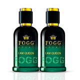 Fogg I Am Queen Scent, Eau De Parfum, Perfume, Long-Lasting Fresh & Floral Fragrance For Women, 100Ml Each (Pack Of 2)
