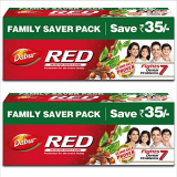 Dabur Red Paste – India’S No.1 Ayurvedic  Paste ,Plaque Removal,Provides Protection From Toothache , Yellow Teeth And Bad Breath- 500Gm (Pack Of 2)