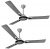 Longway Brezza 1200 Mm (48″) Anti-Dust, 400 Rpm, High Speed 3 Blade Ceiling Fan (Silver Blue,Pack Of 2)