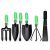 Buildskill Gts011 Gardening/Planting Hand Tool Kit, Trowel, Transplanter, Weeder, Hand Rake, Khurpa & Cultivator, Heavy Duty Gardening Tool Kit For Home Gardening (Green)(Pack Of 6)