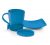 Milton Coffee And Cookies Melamine Server Set Of 3, Blue