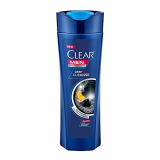 Clear Men Deep Cleanse Anti-Dandruff Shampoo For Itchy Scalp, Liquid Gel Formula With Activated Charcoal, Unclogs Pores & Eliminates Excess Oil, Triple Anti-Dandruff Technology (320 Ml)