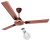 Longway Creta 1200Mm/48 Inch With Remote High Speed Anti-Dust Decorative 5 Star Rated Ceiling Fan 400 Rpm With 3 Year Warranty (Rusty Brown, Pack Of 1)