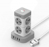 Magicwand Onebeat 12-In-1 Heavy Duty Extension Power Tower With 12 Power Outlets,3 Usb-A & 1 Usb-C Outlet & Surge Protection 【1 Yr Warranty】