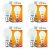 Wipro 10W B22D Led Cool Day White Bulb, Pack Of 4 (Garnet)
