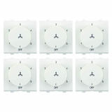 Anchor By Panasonic 65302 Penta Modular 2M 100 W Polycarbonate Dura Step Regulator (White, Pack Of 6)