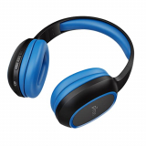 Ptron Studio Over-Ear Bluetooth 5.0 Wireless Headphones With Mic, Hi-Fi Sound With Deep Bass, 12Hrs Playback, Lightweight Wireless Headset, Soft Cushions Earpads, Fast Charging & Aux Port (Blue)