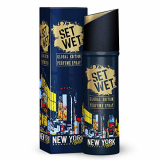 Set Wet Global Global Edition Perfume Spray For Men, New York Nights, 120 ml