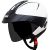 Steelbird Sb-33 Arm 7Wings Isi Certified Open Face Helmet With Peak Cap (Large 600 Mm, Dashing White With Smoke Visor)