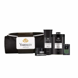 Yardley London Gentleman Range Gift Kit with Free Pouch, 320g + 168ml (Pack includes Compact Perfume, Deo, Shaving Cream, Talc)